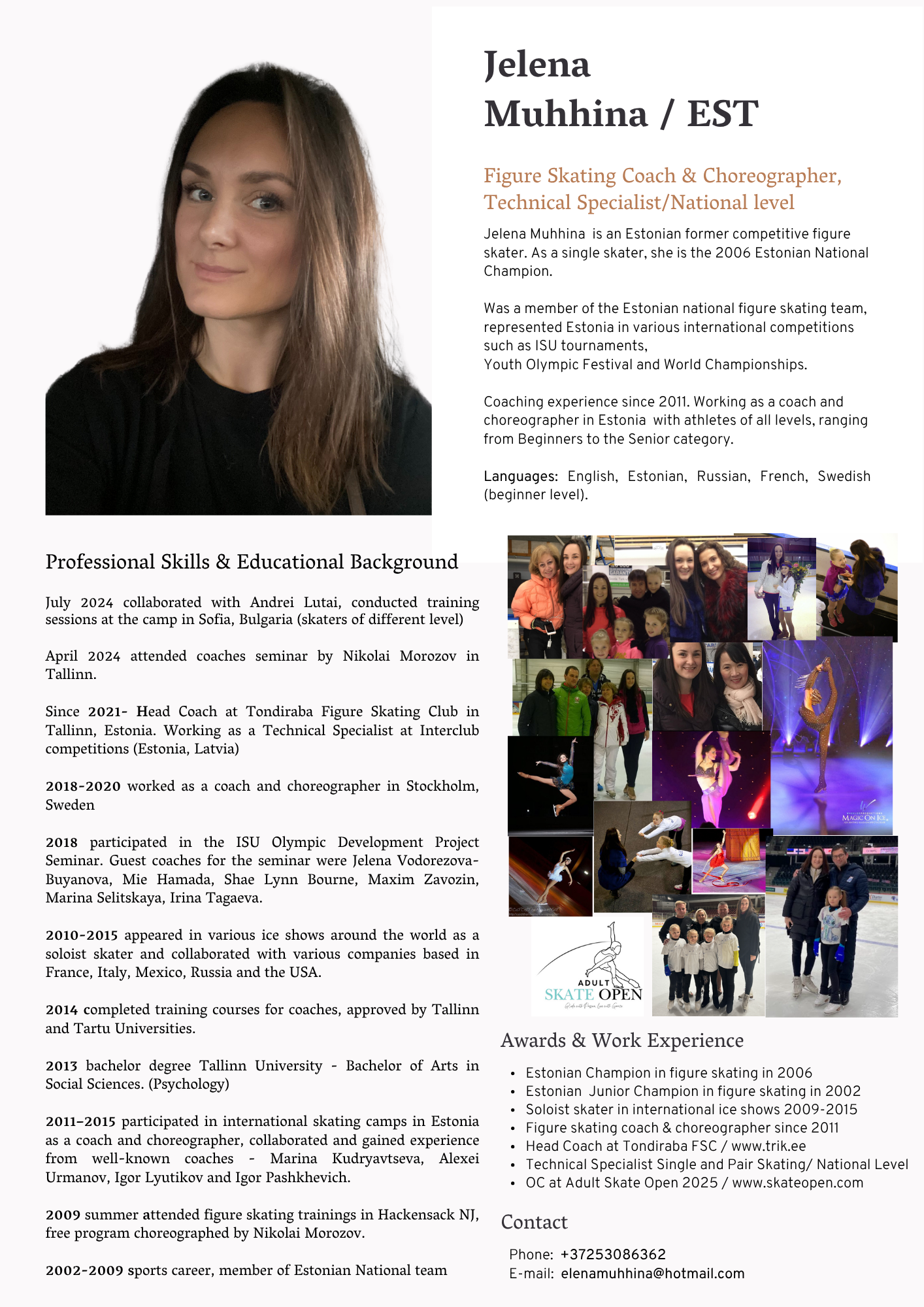 Red and White Colorful Clothing Brand Photo Collage Magazine Page A4 Document(2)